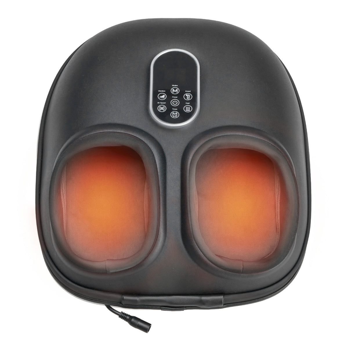 Heated foot massager